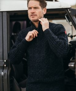 Nordberg Kol Pullover Antraciet/Navy