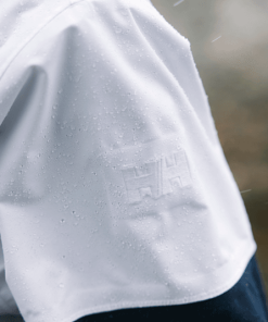 Helly Hansen Koster Rain Coat Dames Navy Wit Beige