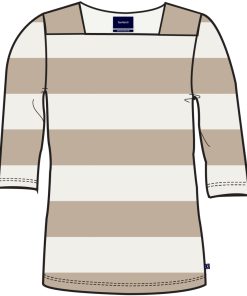 Sea Ranch Piper T-Shirt Doeskin/Pearl