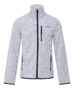 Nordberg Frank Heren Fleece Light Blue Melange