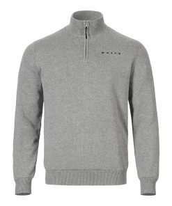 Musto Evolution Windproof Knit Trui Heren Lichtgrijs