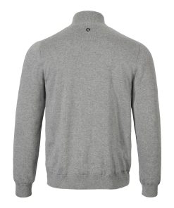 Musto Evolution Windproof Knit Trui Heren Lichtgrijs