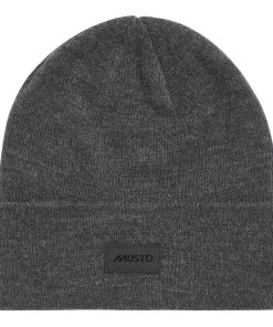 Musto Shaker Cuff Beanie Muts Donkergrijs