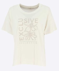 Signe Nature T-Shirt Dames ecru/bronze