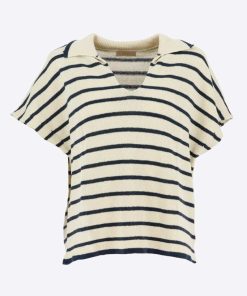Signe Nature Trui Dames Ecru Navy