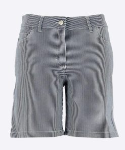 Signe Nature Short Dames Marine/Ecru