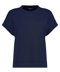 Bloomings Ronde hals shirt navy