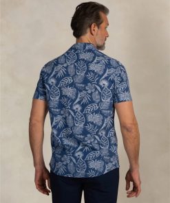 NZA Overhemd Korte Mouw Navy Sky - Afbeelding 3
