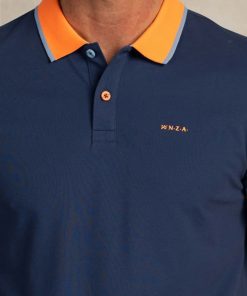 NZA Poloshirt Navy - Afbeelding 4