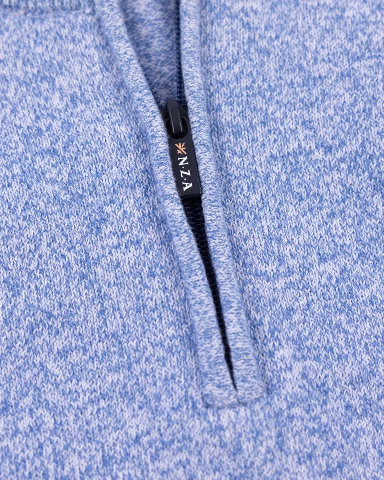 NZA Pullover Half Zip Classic Blue - Afbeelding 3