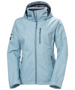 Helly Hansen Crew Hooded Jacket 2.0 Dames Windy Blue