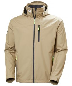 Helly Hansen Crew Hooded Jacket 2.0 Heren Pebble